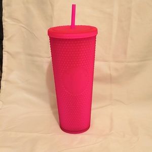 Hot pink soft-touch studded tumbler fall 2021